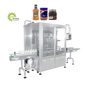 Zxsmart Mixen 50 1000Ml Jam Boter Tomatenpuree Hete Chilisaus Voedsel Vloeibare Vulmachine