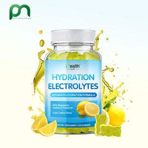 Bonbons gélifiés d'hydratation électrolytique sans sucre, complément pré-entraînement pour adultes, énergie, créatine, magnésium - Product Image 1