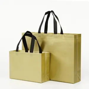 재사용 브랜드 비 짠 포장 먼지 경량 쇼핑 토트 패브릭 스토리지 캐리 부직포 가방