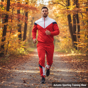 Ensemble 2 pièces Survêtement de fitness imprimé contrasté Short à séchage rapide Grande taille Plus XXL Vêtements d'entraînement sportif d'automne pour adultes - Product Image 3