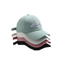 Casquette de baseball unie brodée main motif léopard en tissu Dobby, respirante, imperméable, style urbain vintage et sportif