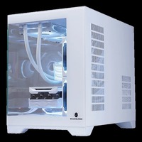 Casing Komputer Full Tower WJCOOLMAN dengan Kipas, Mendukung Pendingin Air 360 untuk Motherboard M-ATX, Tersedia
