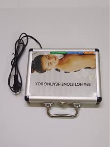 9-Piece Mini Body <b>Massage</b> Stone <b>Set</b> Automatic Constant Temperature SPA Volcanic Energy Stone Heating Box Cross-Border Export - Product Image 3