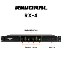 RX-4 professionnel numérique 4 canaux amplificateur de puissance 800W * 4 amplificateur de haut-parleur