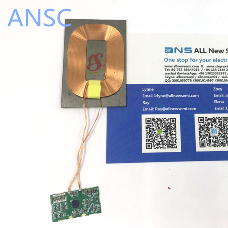 Ультратонкий 10 Вт быстрая Беспроводная зарядка катушка приемник для телефона беспроводное быстрое зарядное устройство