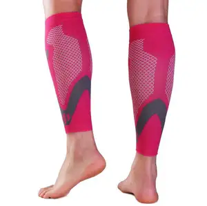 Vendita calda Running Nurse Athletic Footless Compression Socks maniche a compressione per polpaccio per uomo donna