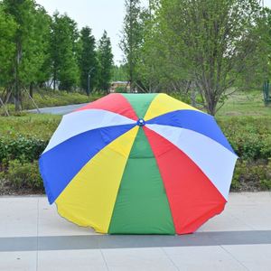 Sombrilla de Patio de Gran Tamaño y Alta Resistencia, 140cm 150cm de Radio, Varillas Totalmente Reforzadas, Parasol para Puesto de Mercado al Aire Libre - Product Image 4