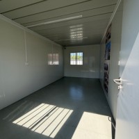 Café de luxe en conteneur, maison préfabriquée modulaire détachable