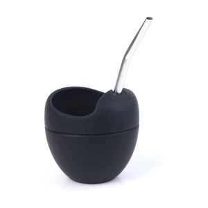 Kit de taza de silicona para <span class=keywords><strong>Mate</strong></span> con bombilla de acero inoxidable y soporte para taza de <span class=keywords><strong>Mate</strong></span>/8 oz - Product Image 1