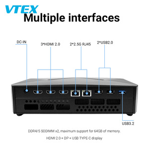 Hiệu suất cao 12GB Mini PC I7 / I9 rtx3060 DDR5 Wifi 6 + bt5.2 win11 Linux máy tính đa-os nhỏ gọn văn phòng chơi game Giàn Khoan Mini PC - Product Image 2