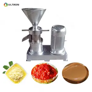 Paslanmaz çelik 304 küçük sarımsak biber salçası Mango badem kakao Shea fıstık ezmesi yapma makinesi fiyat