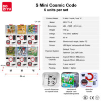 DOZIYU Super Mini Distributeur Automatique de Capsules Jouets à Monnayeur