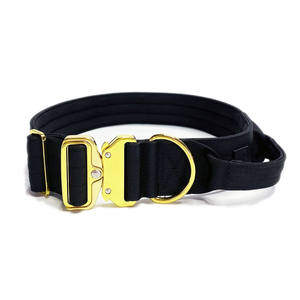 Nylon de haute qualité 4cm 5cm de large collier de <span class=keywords><strong>chien</strong></span> réglable collier de <span class=keywords><strong>chien</strong></span> tactique avec rembourrage doux pour chiens - Product Image 4