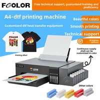 Impresora Digital de Inyección de Tinta Blanca de Cama Plana y Transferencia Térmica de Alta Velocidad A3 de Sobremesa para Ropa y Camisetas, 35 CM DTF XP600