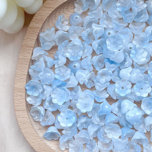 Manik-manik Kaca Grosir 50pcs/kantong Manik-manik Kaca Berwarna Imitasi Convallaria untuk Pembuatan Perhiasan Gelang DIY Pasokan Grosir - Product Image 3