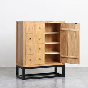 Nuova scarpiera in stile cinese in legno massello ingresso sala di stoccaggio decorazione classica <span class=keywords><strong>Zen</strong></span> originale in legno di colore mobili - Product Image 3