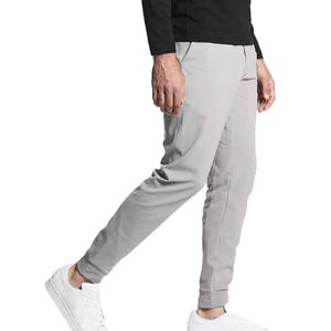 Pantalons de jogging décontractés pour hommes, vêtements de golf extensibles personnalisés, taille mi-haute, motif droit, teinture unie, pantalons de sport - Product Image 3