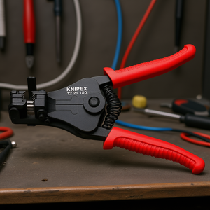 Pince à dénuder les fils Knipex 12 21 180 avec lames profilées pour usage électrique - Product Image 2