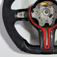 Volant en fibre de carbone véritable pour BMW M3 M5 Série 3 Série 5 F01 F02 F05 F10 F12 F20 F22 F30 F31 F32 F35 F80 F88 E90 E70