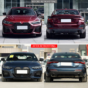 Nouveau kit carrosserie 2020-2023 pour BMW Série 4 G22 : pare-chocs avant et arrière avec fixation universelle par boulons - Product Image 2