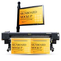 Impresora Eco Solvente de 3.2m para Pancartas de PVC, Impresora de Gran Formato con Dos Cabezales DX5 / DX11