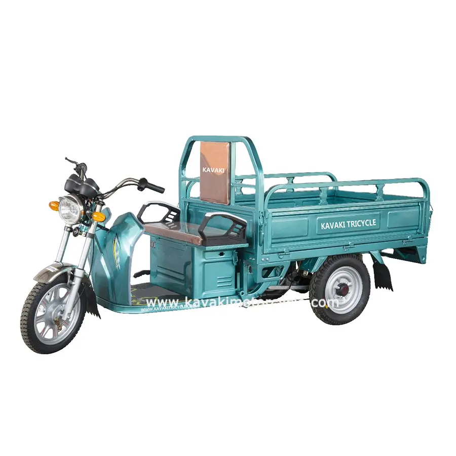 Kavaki Fabrikant Verkoop 900W20A Cargo Elektrische Triclecycle Nieuwe India Auto Riksja Tuk Tuk Bajaj Drie Wheeler Prijs