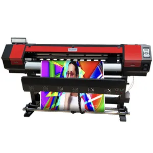 1.6M 1.9M 1.8M 64 Inci Dx5 Xp600 Printhead Flex Terpal Banner Eco Solvent Ink Jet Printer