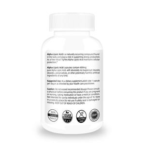 Cápsulas de Ácido Alfa Lipoico que Favorecen una Circulación Saludable y una Respuesta Nerviosa Saludable, Envejecimiento Saludable, 120 Cápsulas de Ácido Alfa Lipoico - Product Image 5