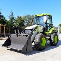 Mini-chargeuse sur pneus 4x4 neuve de marque supérieure 388H, petite pelle rétrocaveuse 388, fabrication chinoise, à vendre