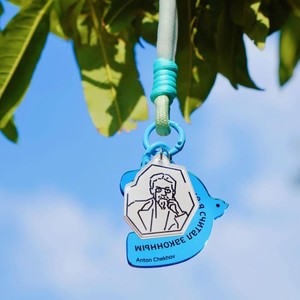 QY Custom Printed Acrylic Keychain Color Braided Hand <b>Lanyard</b> Inspirational Literary Bag Charm Wholesale Gift - Product Image 5