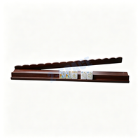 MALADA Supports de jeu de Mahjong en bois de pin foncé avec poussoirs magnétiques 19"20"21" Lot de 4 supports de tuiles de Mahjong américaines