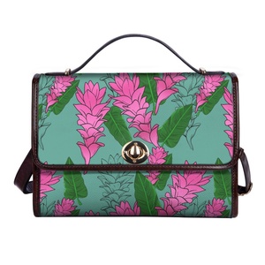 Bolso multifuncional para mujer, bandolera con estampado a pedido, bolsa de compras con estampado personalizado de plantas hawaianas Vibes de verano <span class=keywords><strong>Gin</strong></span> Gers - Product Image 2