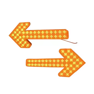 Luz Direccional de Flecha Intermitente LED Ámbar de 12V 24V, Señal de Flecha Direccional para Control de Tráfico - Product Image 5