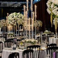 Grands bougeoirs en acrylique décor à la maison mariage Canderlabra décorations de Table chandelier bougeoir pour événement fête mariage