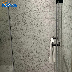 Revêtement mural SPC <span class=keywords><strong>de</strong></span> style hôtelier, imitation <span class=keywords><strong>terrazzo</strong></span>, imperméable, ignifuge, garantie 5 ans, rénovation commerciale moderne pour hôtels - Product Image 3