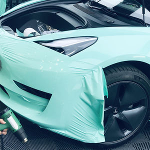 ฟิล์มพีวีซีสีเทาสีแดงสีน้ำเงินเคลือบไวนิลเคลือบด้านสีดำ - Product Image 3