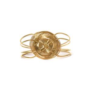 Fashion <b>Bangle</b> 316L Stainless Steel PVD Gold Plating Sustainable Resistant Jewelry - Product Image 1