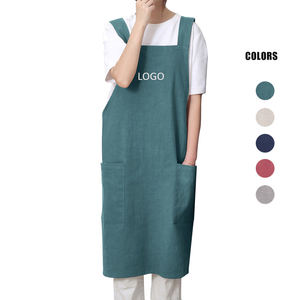 <span class=keywords><strong>Delantal</strong></span> de mamá e hija con logotipo personalizado con bolsillo comodidad de gran tamaño para cocinar <span class=keywords><strong>delantal</strong></span> japonés de cocina para regalos - Product Image 2