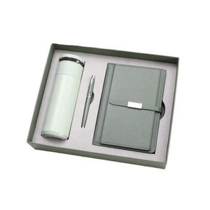 Promo Wholesale Business A6 <b>Refill</b> Notepad Bottle Set Customizable PU Leather A5 Notebook Gift Set With <b>Pen</b>, Thermal Mug and USB - Product Image 4