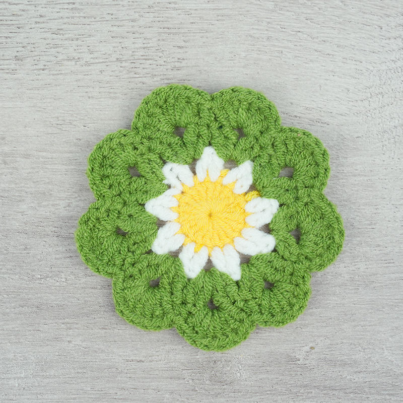 Little daisy coaster green