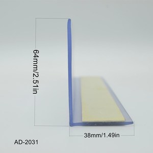 L-образная Пластиковая Полка из ПВХ, разделитель, супермаркет, полка для супермаркетов - Product Image 2
