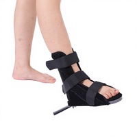 Chaussures orthopédiques médicales réglables antidérapantes en forme de T pour les pieds gauche et droit, attelle anti-rotation du pied