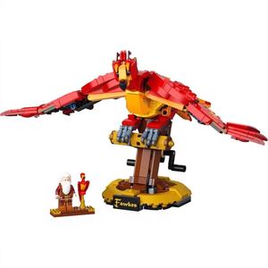 Compatibile con i mattoncini da costruzione Lego <span class=keywords><strong>Harry</strong></span> <span class=keywords><strong>Potter</strong></span> Phoenix Fawkes. Le ali possono muoversi. <span class=keywords><strong>Set</strong></span> di blocchi da costruzione per bambini come regalo. - Product Image 6