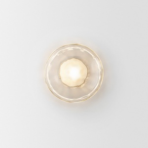 <span class=keywords><strong>Applique</strong></span> Murale LED en Verre Style Nordique Minimaliste, Finition Noire Moderne et Élégante pour Maison, Duplex, Restaurant, Café, Bar - Product Image 3