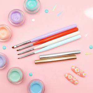 Pennello Professionale per Nail Art One Stroke, per Disegnare Foglie, Fiori e Margherite in un Solo Passaggio - Product Image 1