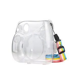 Bonita <span class=keywords><strong>funda</strong></span> de cristal transparente para cámara <span class=keywords><strong>Instax</strong></span> <span class=keywords><strong>Mini</strong></span> 7, bolsa protectora de almacenamiento, <span class=keywords><strong>funda</strong></span> duradera para cámara instantánea <span class=keywords><strong>Mini</strong></span> 7 - Product Image 4