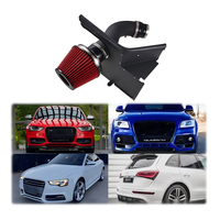 Personnalisation du logo gratuite pour Audi B8 B8.5 S4 S5 Q5 SQ5 V6T 2009-2018 Système d'admission d'air froid True 3.5" Velocity Stack