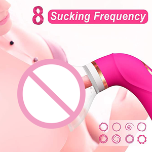 Factory-Direct Soft Silicone Sucking Tongue Licking <b>Vibrator</b> for Vaginal/G-Spot Stimulation USB Rechargeable Waterproof 5 - Product Image 2