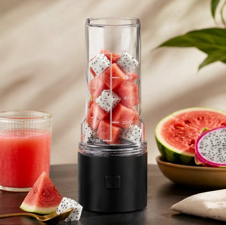 Portable Blender 24oz Vessel Personal Blender-for Shakes & Smoothies BPA Free Leakproof-Lid & Sip Spout USB-C Rechargeable Black · image 1