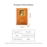 Journal en papier artisanal avec logo personnalisé, carnet de notes artisanal de qualité supérieure, cadeau d'entreprise élégant et de marque pour les partenaires commerciaux